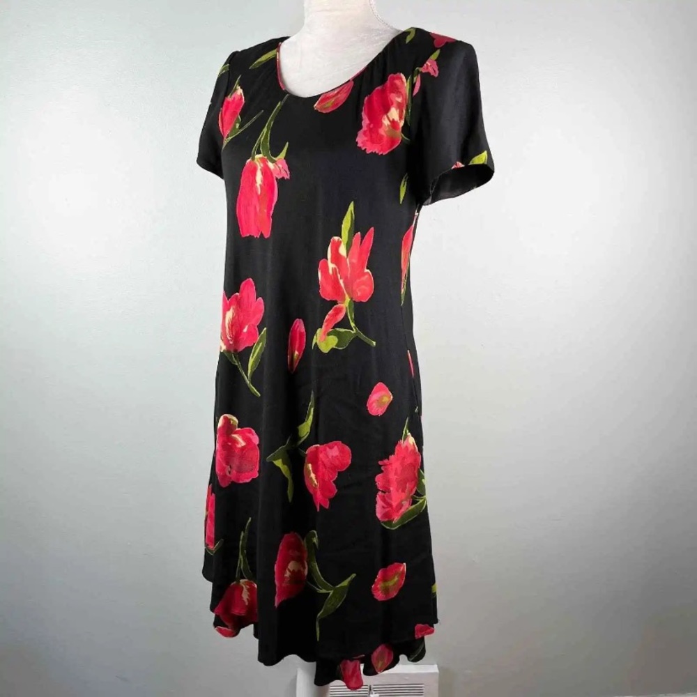 Vintage Hampton Dress Co size 8 petite dress